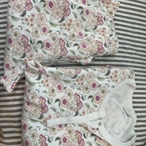 Roller Rabbit Pastel Floral Cotton Pajama Top